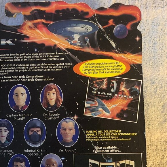 Vintage 1994 Star Trek Generations Lursa Action Figure Blingual Package Unopened - Picture 7 of 9